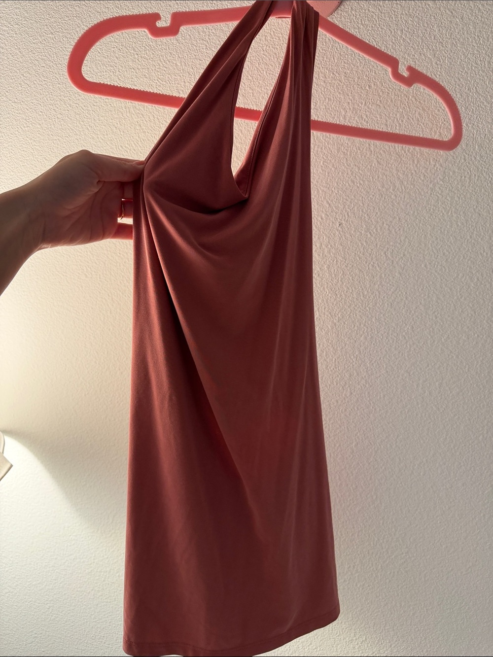 Low back halter top